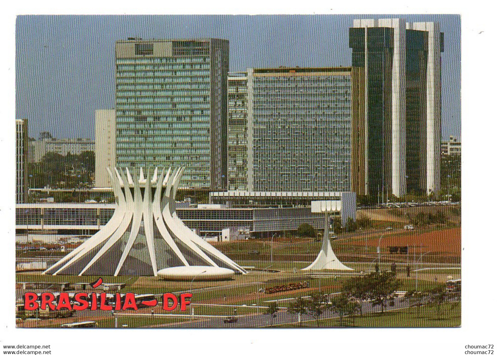 001, Brésil, Brasilia DF, Brasilia Card 56, Catedral De Brasilia - Brasilia