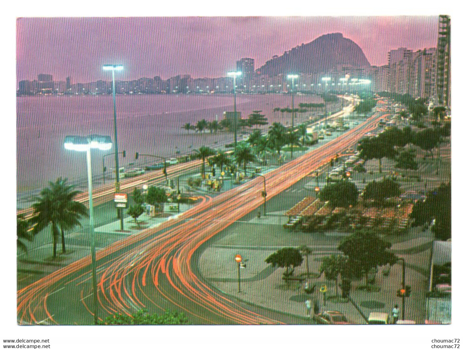 020, Brésil, Rio De Janeiro - RJ, RPC CPC 101-59 - Vista Noturna - Copacabana - Rio De Janeiro