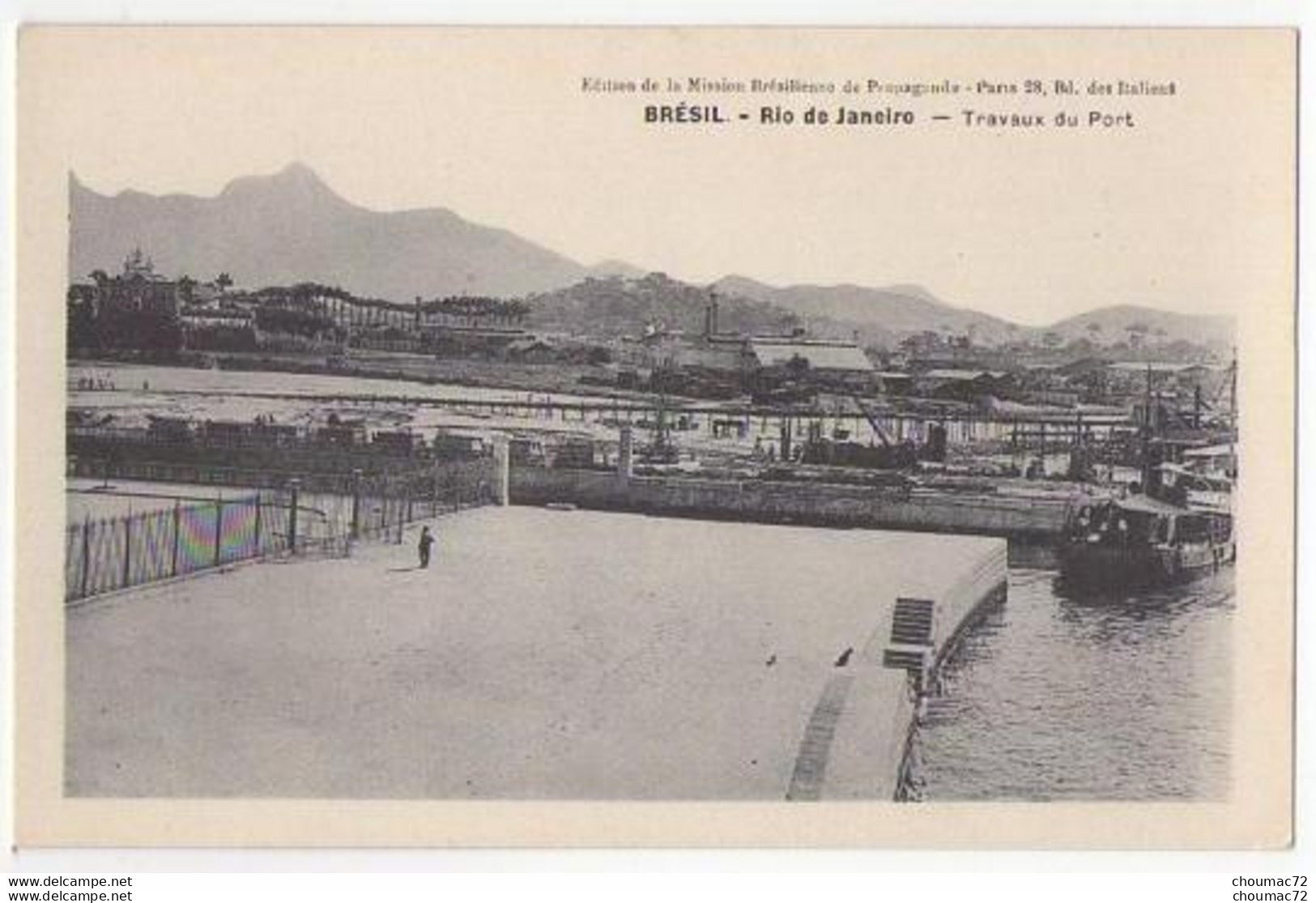 (Brésil) 018, Rio De Janeiro, Travaux Du Port - Rio De Janeiro