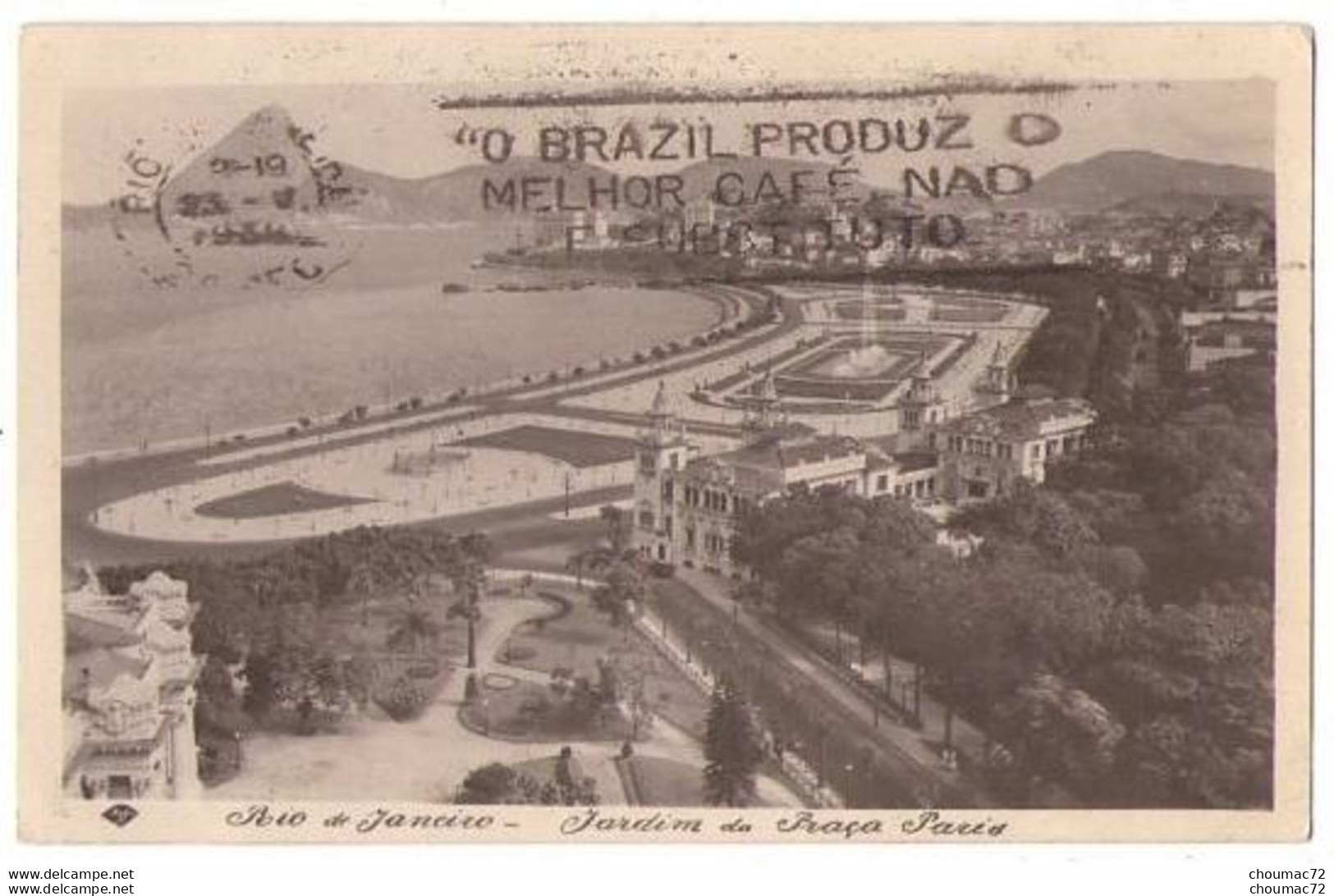 (Brésil) 025, Rio De Janeiro, Jardim Da Praça Paris - Rio De Janeiro