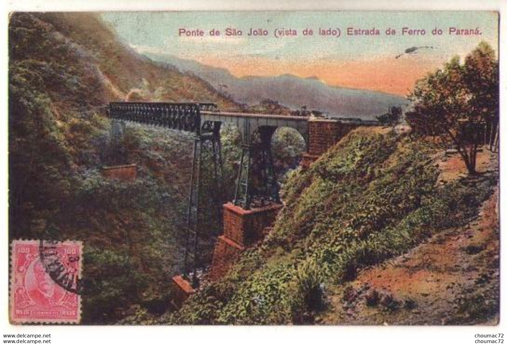 (Brésil) 085, Pernambuco, Ponte De Sao Joao (vista De Lado) Estrada De Ferro Do Parana - Sonstige