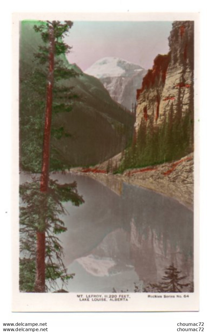 (Canada) Alberta 020, Camera Products Co Rockies Série 64, Mt Lfry II 220 Feet Lake Louise - Other & Unclassified