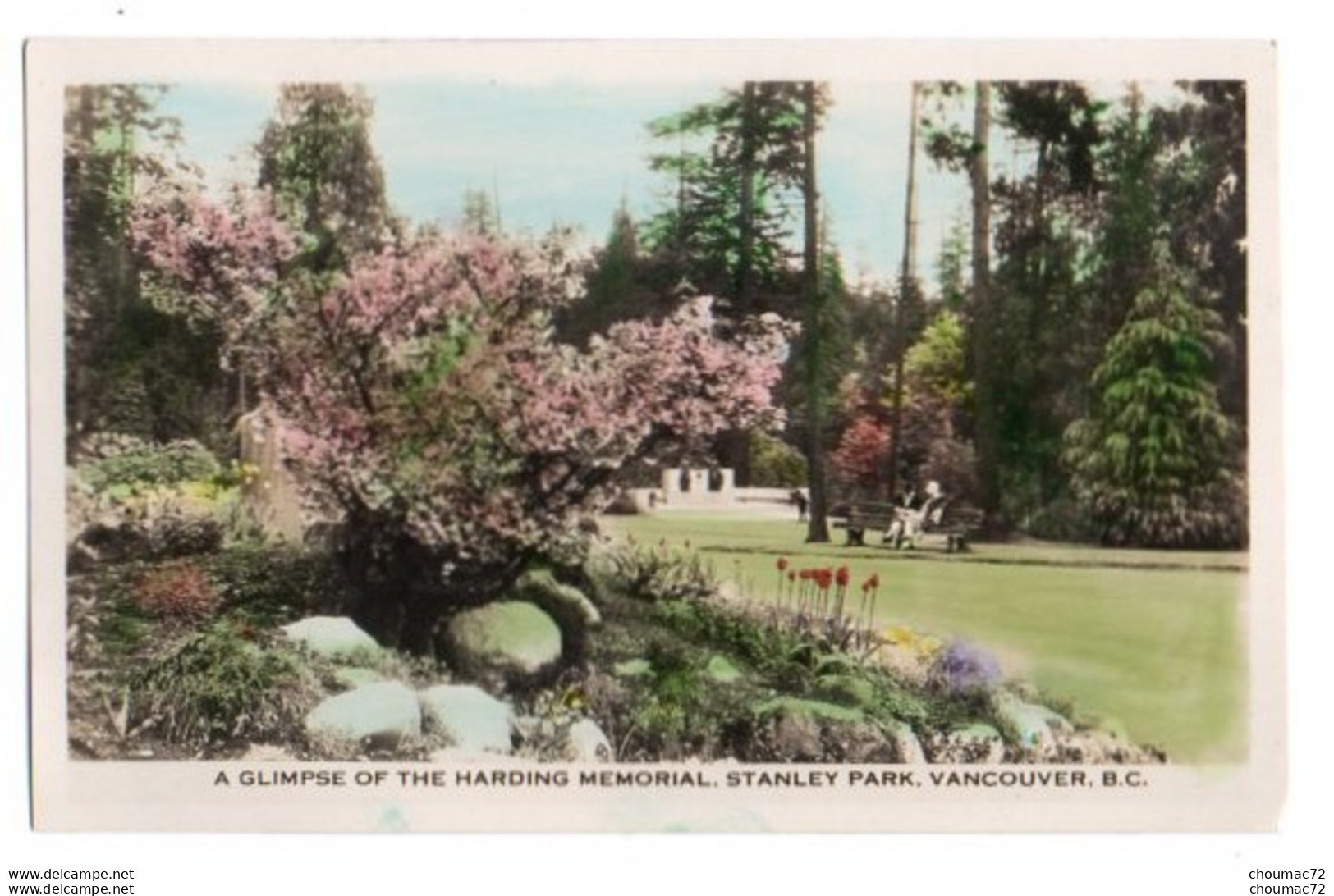 Canada British Columbia 001, Vancouver, Gowen Sutton Co LTD, A Glimpse Of The Harding Memorial, Stanley Park - Vancouver