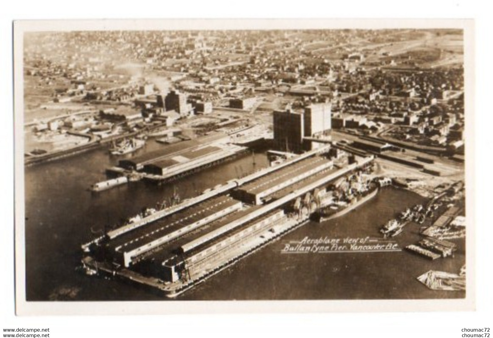 Canada British Columbia 003, Vancouver, Gowen Sutton Co LTD, Aeroplane View Of Ballantyne Pier - Vancouver