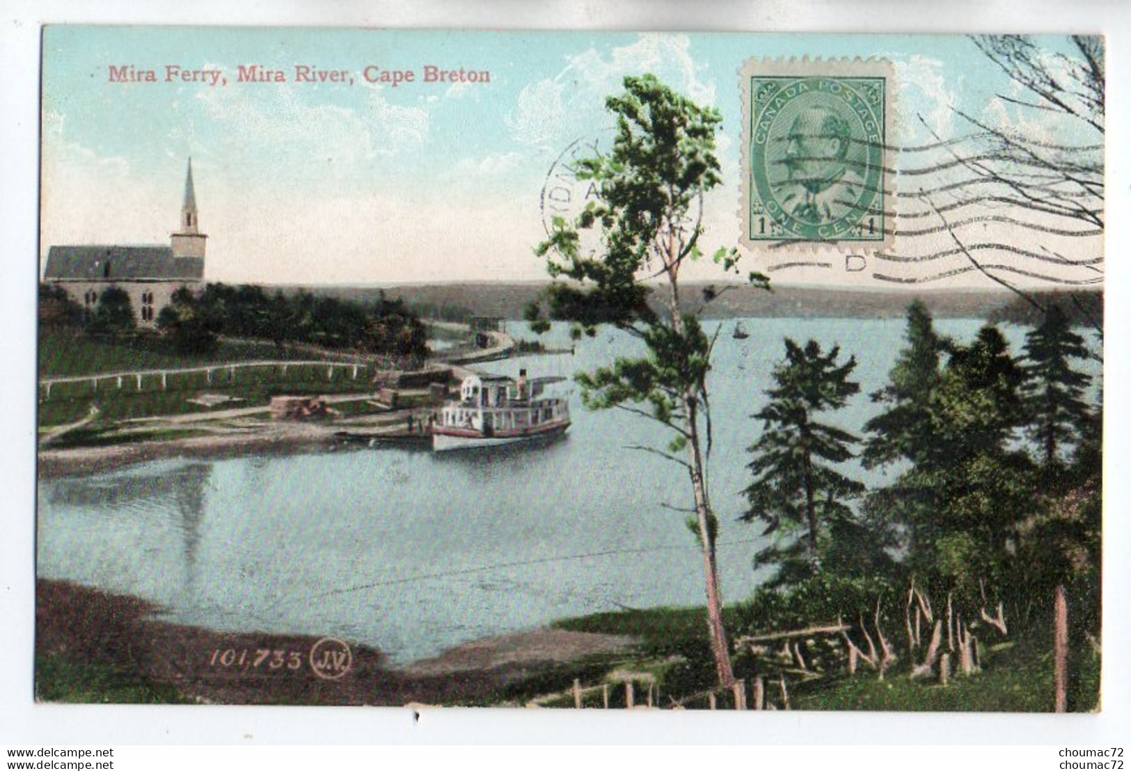 Canada Nova Scotia 002, Cape Breton, Albert M' Leod, Mira Ferry, Mira River - Cape Breton