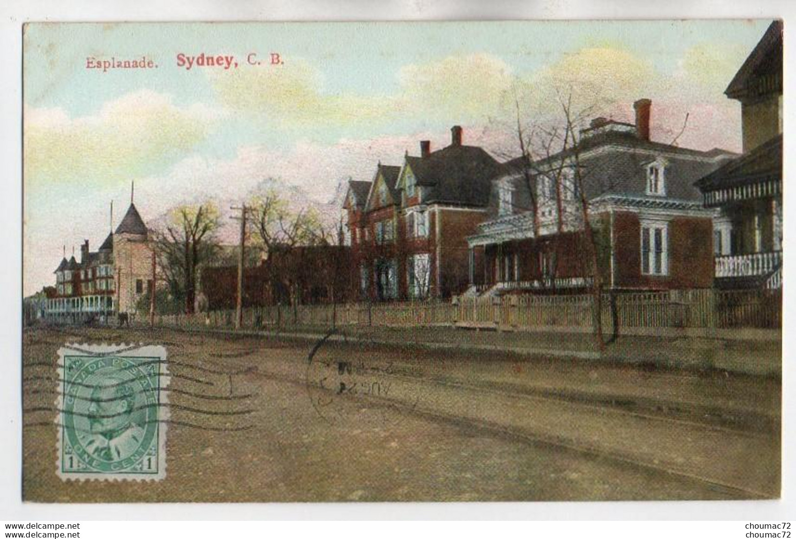 Canada Nova Scotia 010, Sidney, The Cap Breton Post Card A 730 370, Esplanade - Altri & Non Classificati