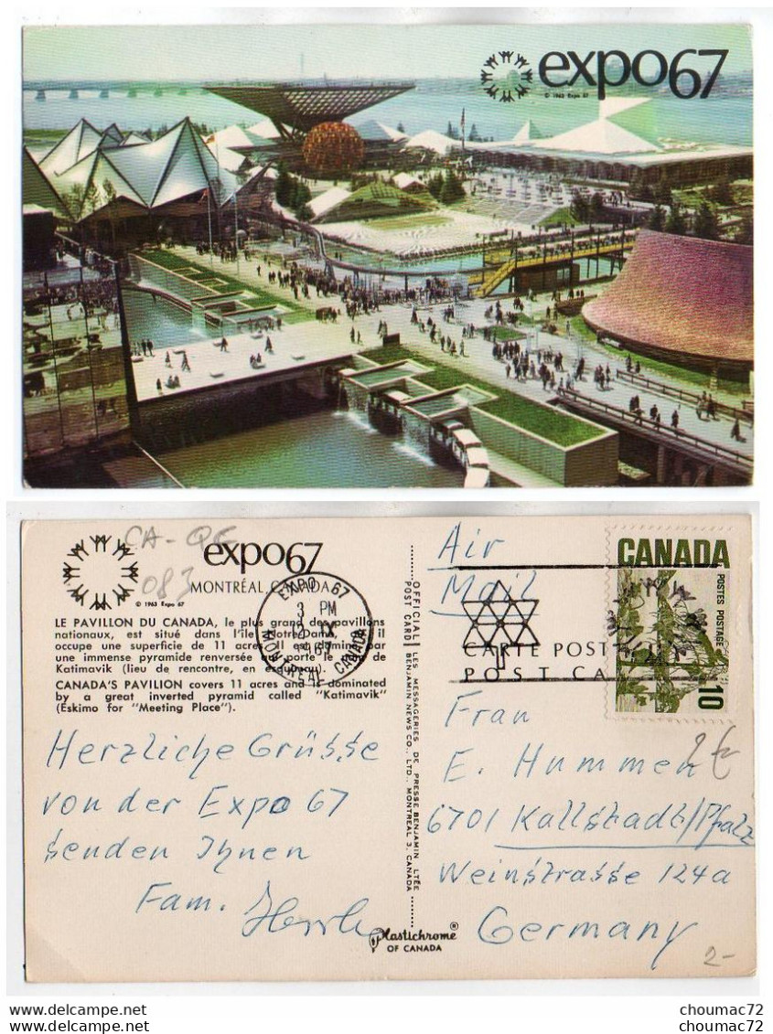 Canada Quebec 083, Montreal, Plastichrome, Expo67, Le Pavillon Du Canada - Montreal