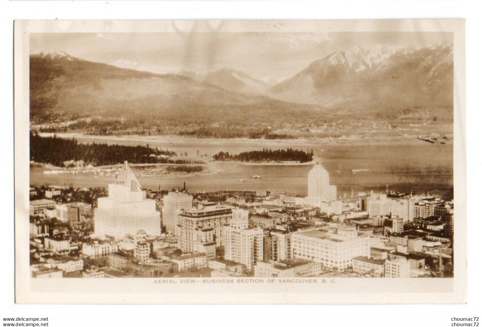 004, Canada British Columbia, Vancouver, Gowen Sutton Co LTD, Aerial View, Business Section Of Vancouver - Vancouver