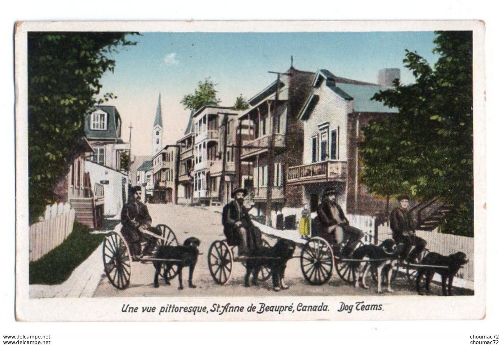 Canada Quebec 088, Saint St Anne De Beaupré, Irish Shop, Une Vue Pittoresque, Dog Teams - Ste. Anne De Beaupré