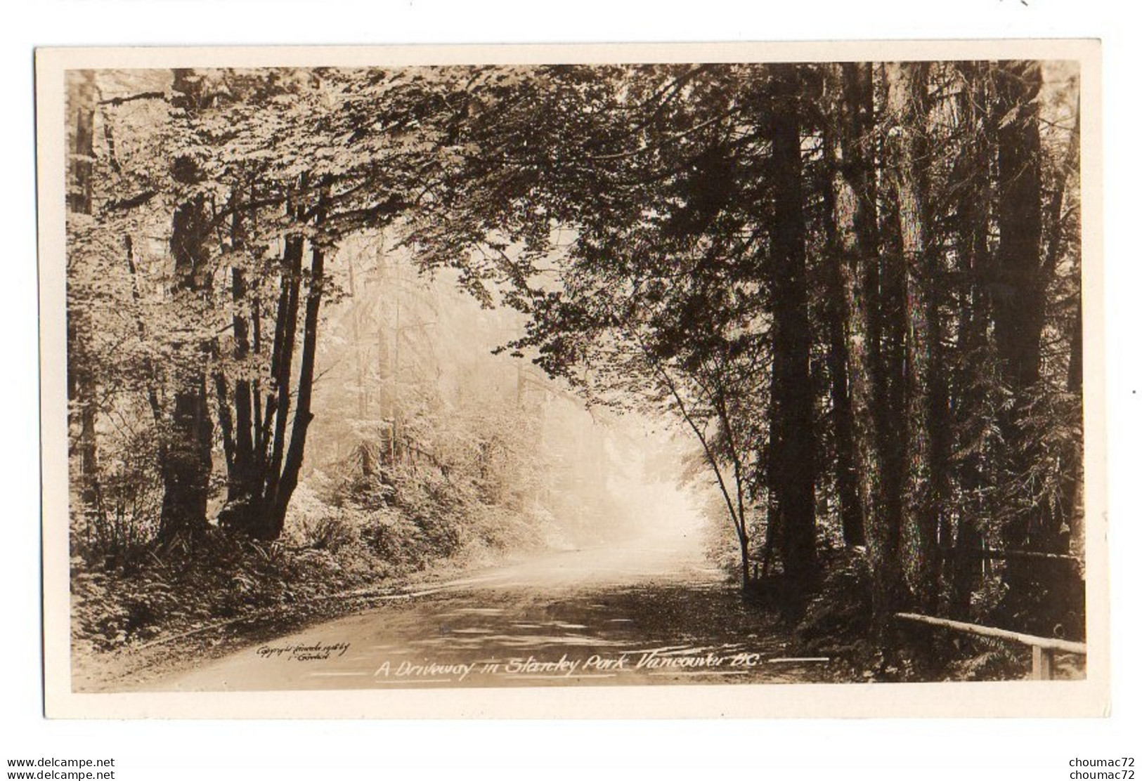 003, Canada British Columbia, Vancouver, Gowen Sutton Co LTD, A Driveway In Stanley Park - Vancouver