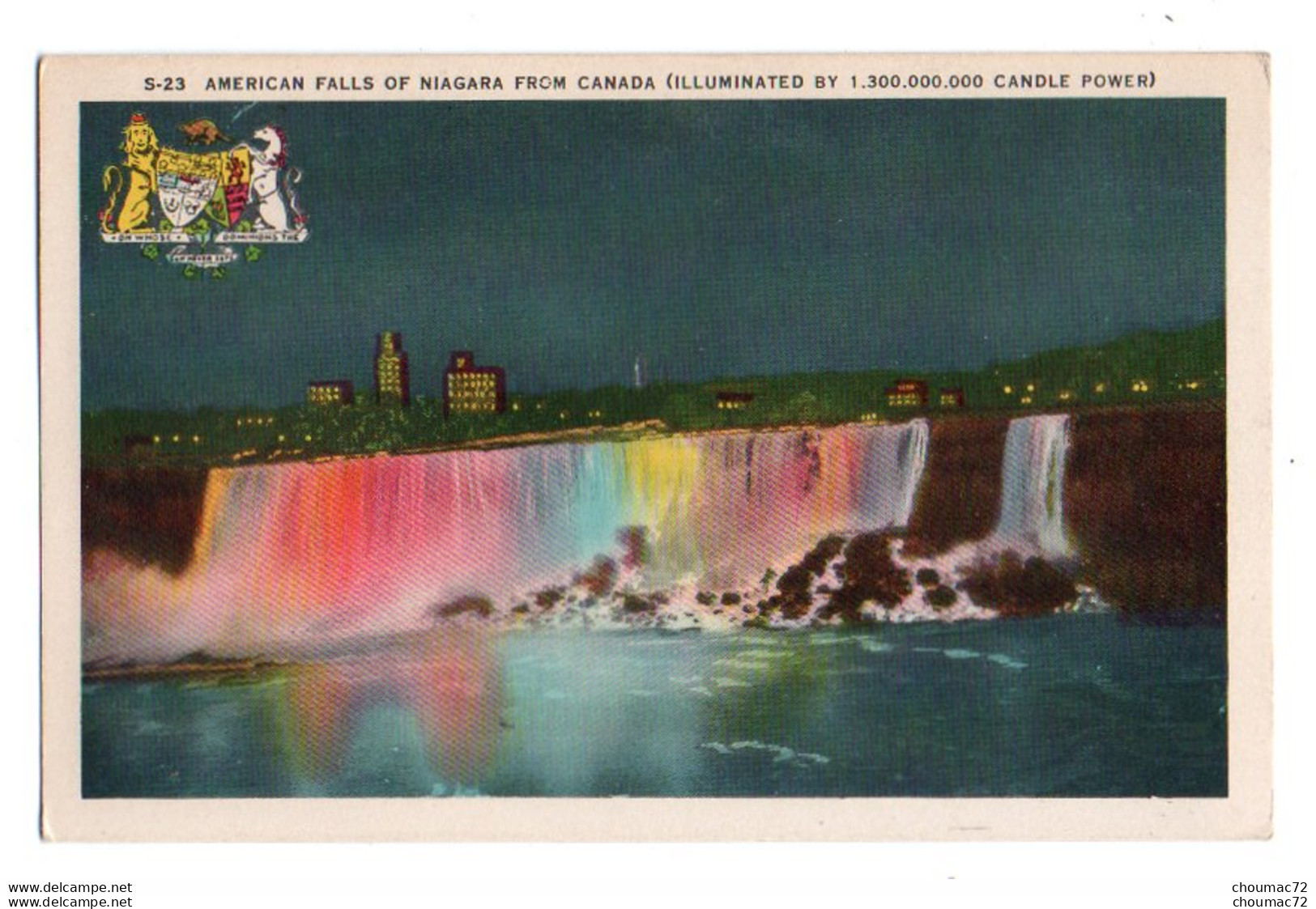 007, Canada Ontario, FH Leslie S-23, American Falls Of Niagara From Canada - Chutes Du Niagara