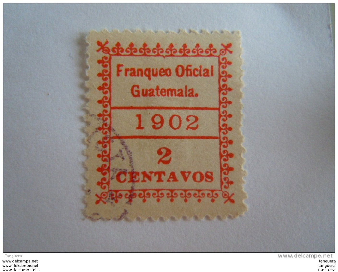 Guatemala 1902 Service Dienst Yv 2 O - Guatemala