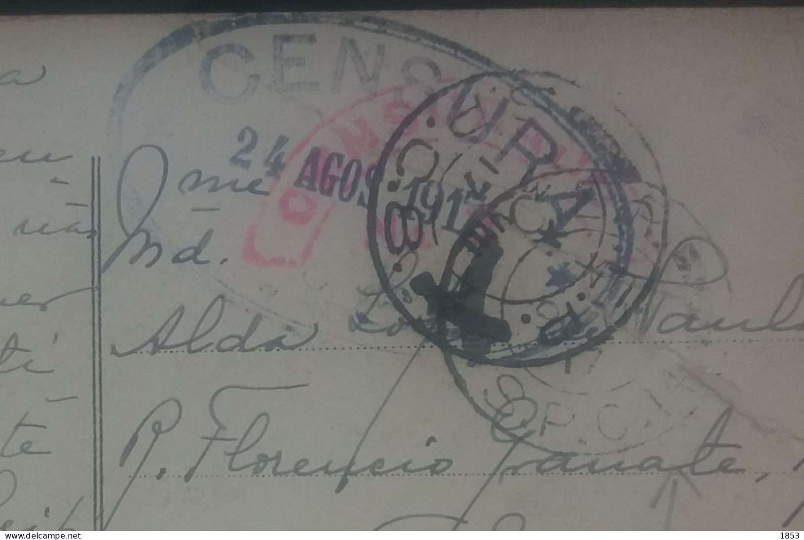 MARCOFILIA - CORREIO MILITAR - WWI - CENSURAS - Postmark Collection