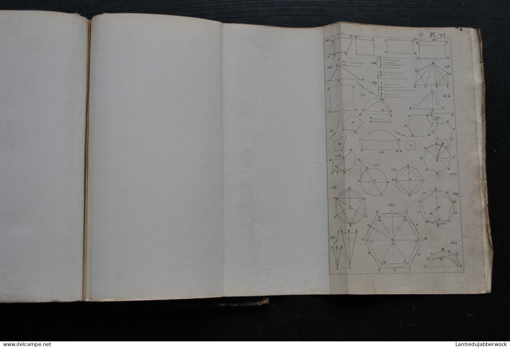 LEGENDRE Eléments de géométrie avec des notes suivis d'un traité de trigonométrie LANGLET & COMPAGNIE 1837 Table inédite