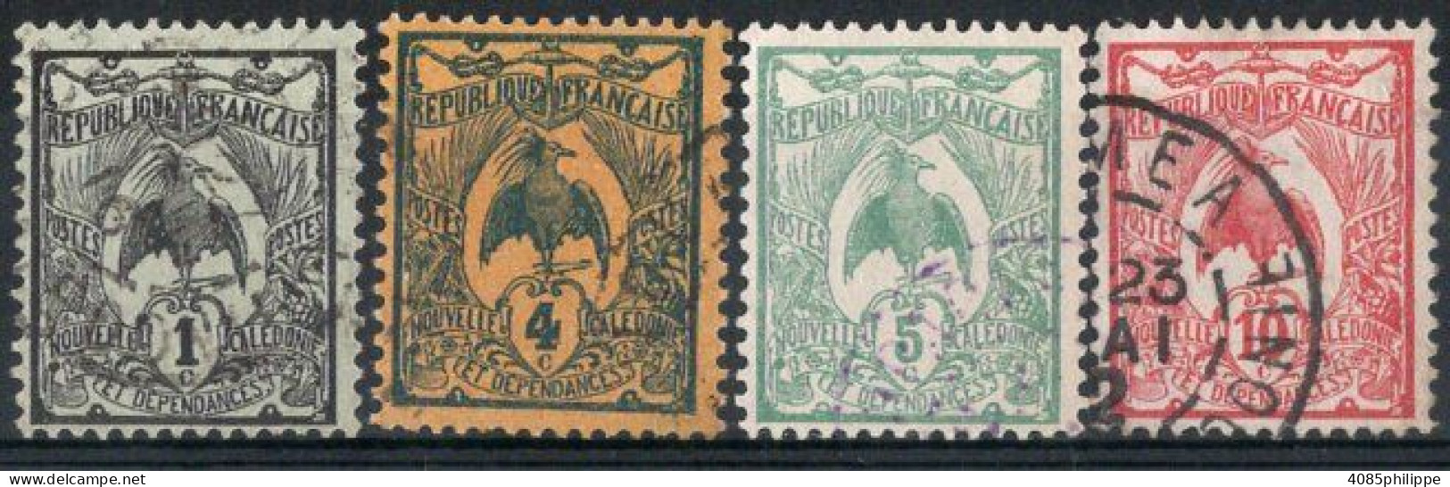 Nvelle CALEDONIE Timbres-Poste N°88, 90 & 91 Oblitérés TB Cote : 4€25 - Used Stamps