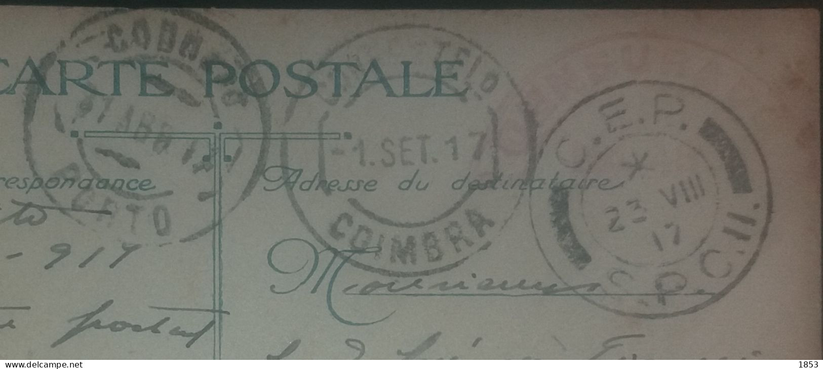 MARCOFILIA - CORREIO MILITAR - WWI - CENSURAS - Postmark Collection