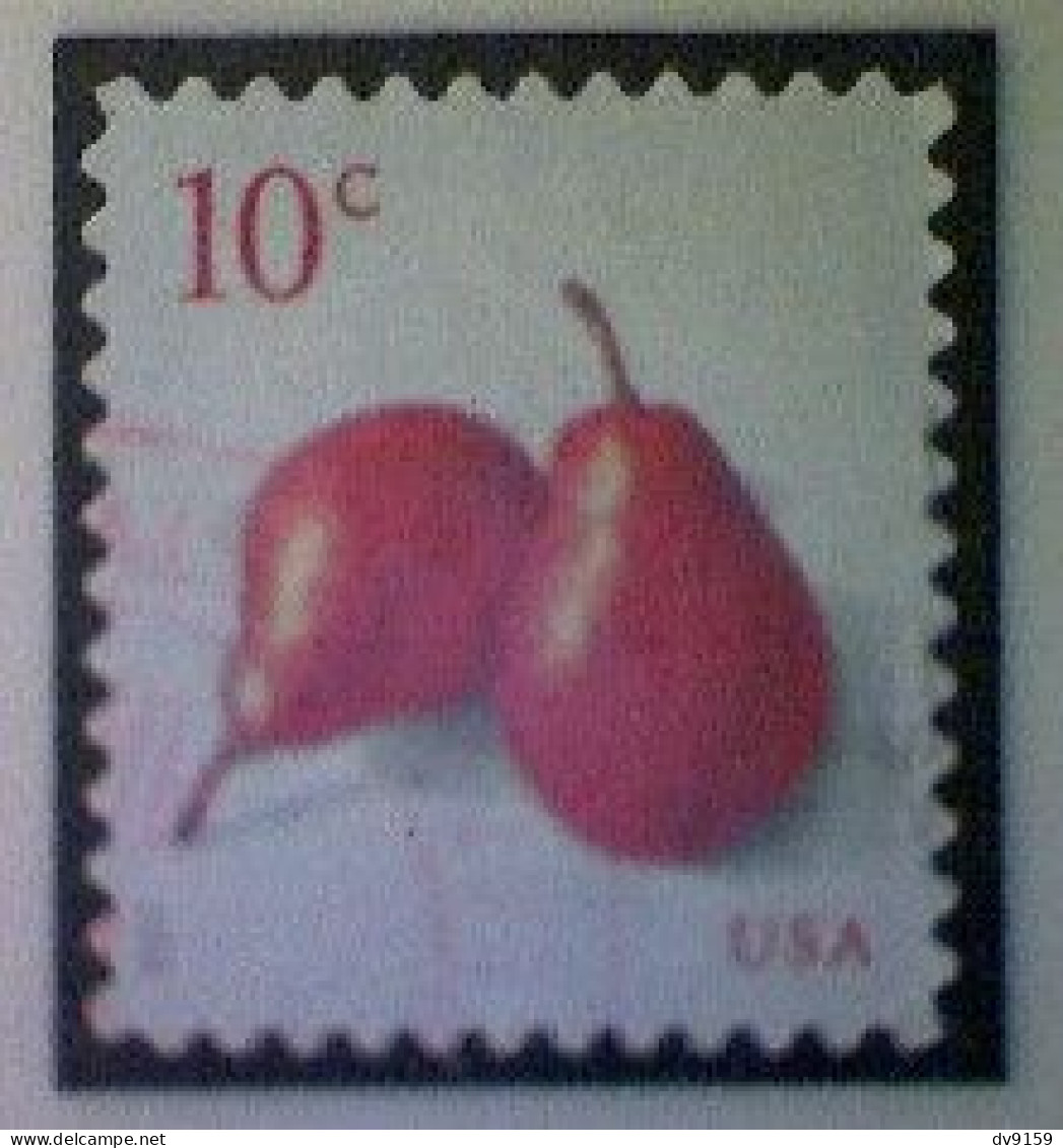 United States, Scott #5178, Used(o), 2017, Pears, 10¢, Red - Gebraucht