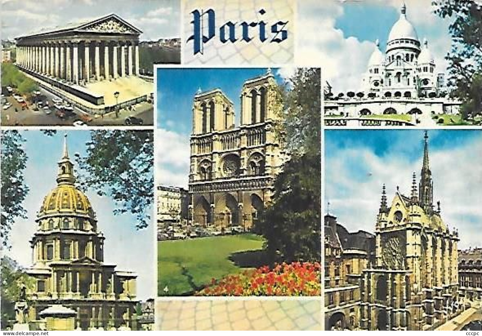 Cachet Suippe 92 Sur CPM Paris Les Monuments - Seals Of Generality