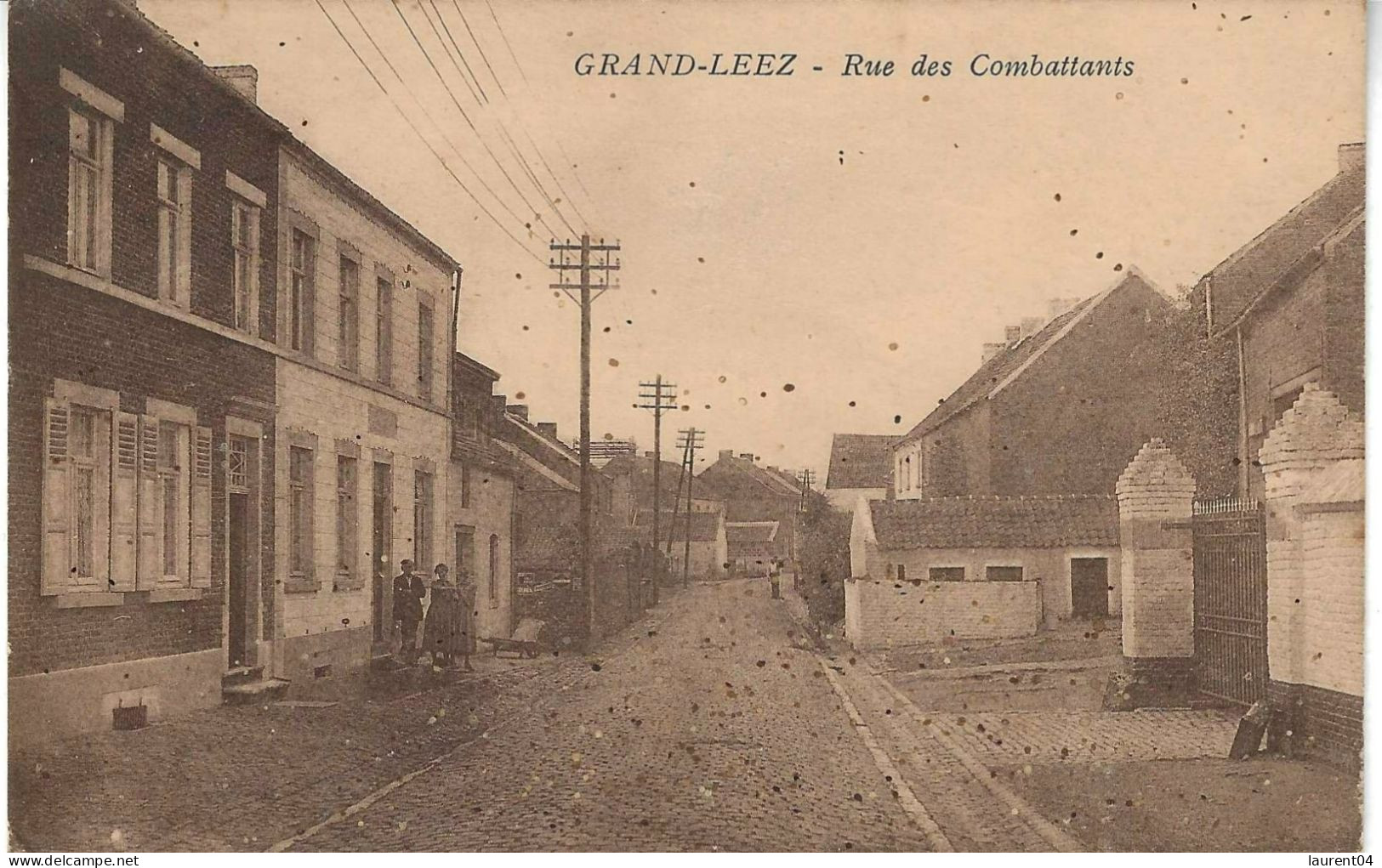 GEMBLOUX.  GRAND LEEZ.  RUE DES COMBATTANTS.  ANIMATION. - Gembloux