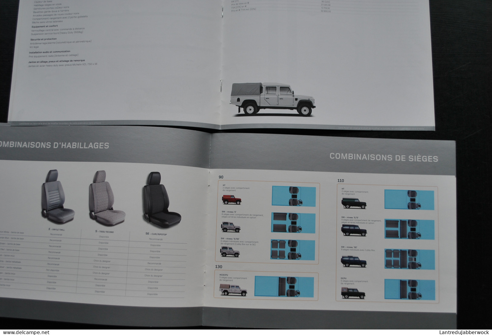 Land Rover DEFENDER Liste Des Prix 2005 Caractéristiques Carrosserie Habillage Moteur Jantes Pneus... - Auto