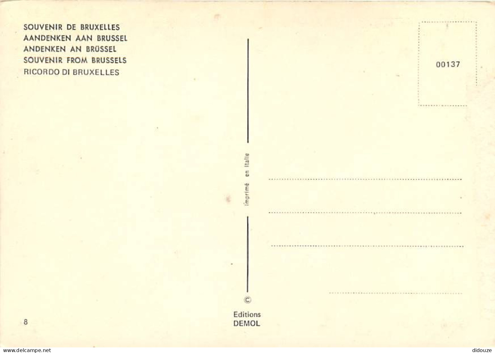 Belgique - Bruxelles - Brussel - Multivues - CPM - Voir Scans Recto-Verso - Panoramische Zichten, Meerdere Zichten