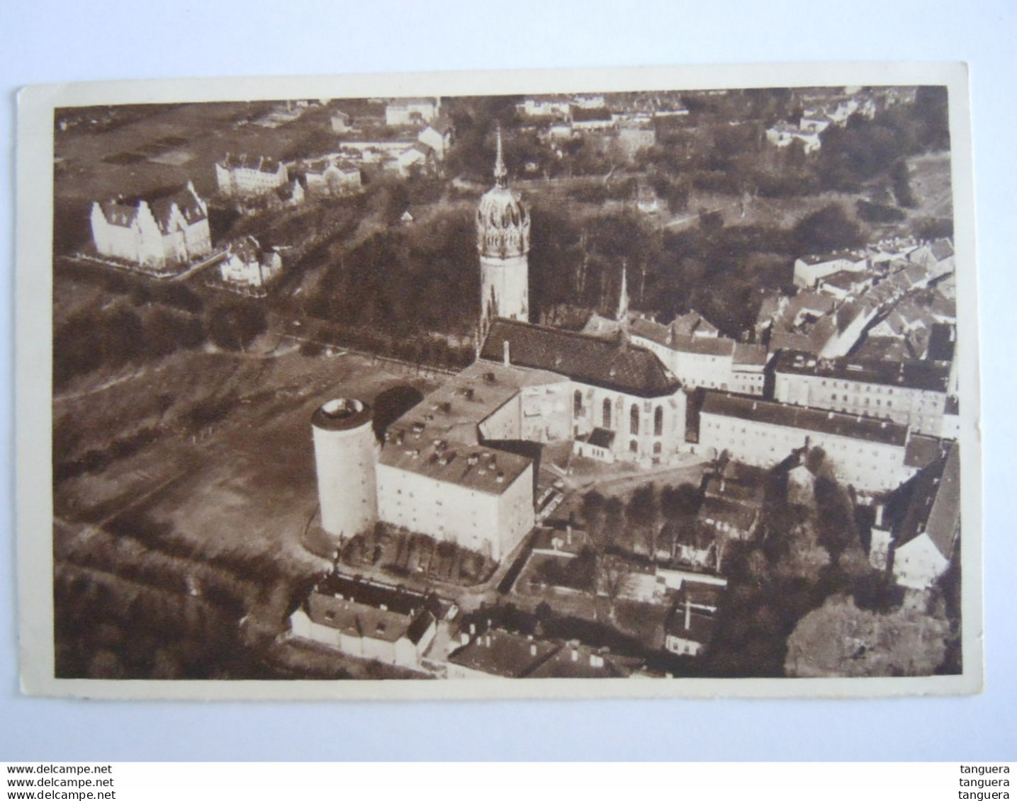 Deutschland Allemagne Reichswinterhilfe Lotterie 1934/35 Bild 148 Wittenberg A. Elbe Schlosskirche 1935 Timbre Yv 528 - Wittenberg