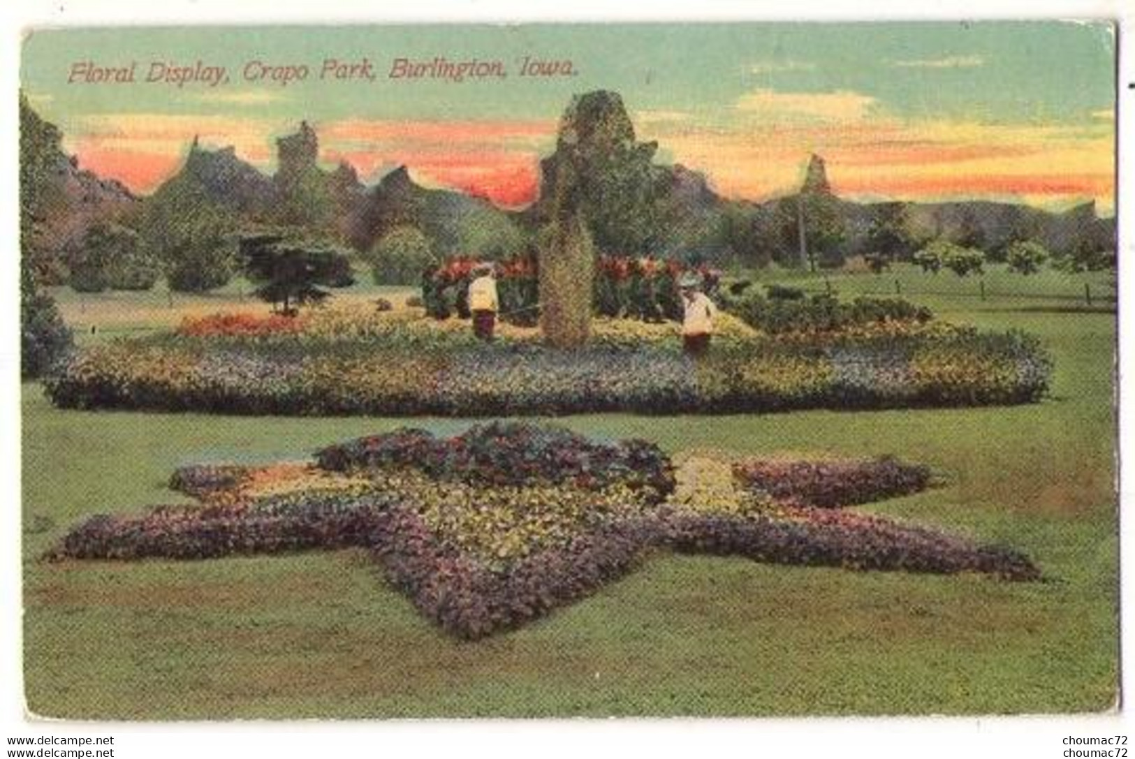 (Etats-Unis) IA 001, Burlington, Floral Display, Crapo Park - Sonstige & Ohne Zuordnung