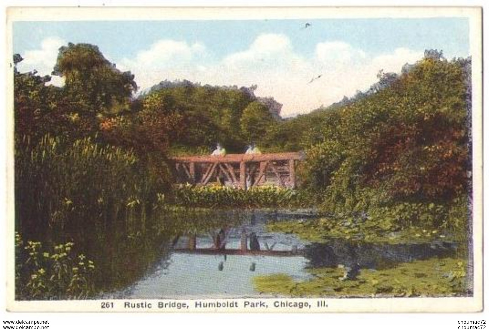 (Etats-Unis) IL 013, Chicago, Gerson Bros. 261, Rustic Birge, Humbodt Parck - Chicago