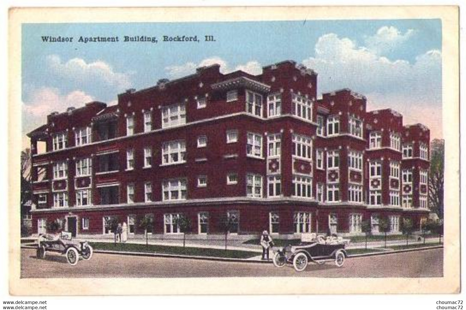 (Etats-Unis) IL 041, Rockford, E C Kopp, Windsor Apartement Building, état - Rockford