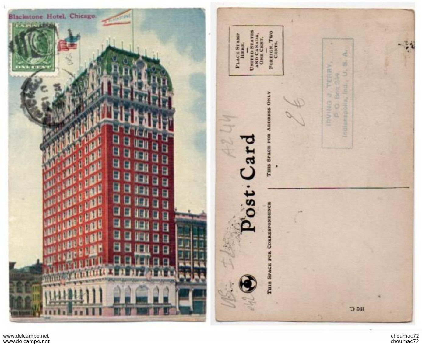 (Etats-Unis) IL 042, Chicago, Blackstone Hotel - Chicago