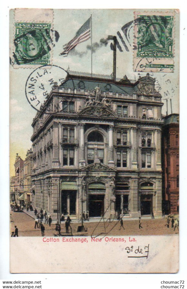 (Etats-Unis) LA Lousiana 001, New Orleans, Adolph Selige No 2353, Cotton Exchange, Dos Non Divisé - New Orleans