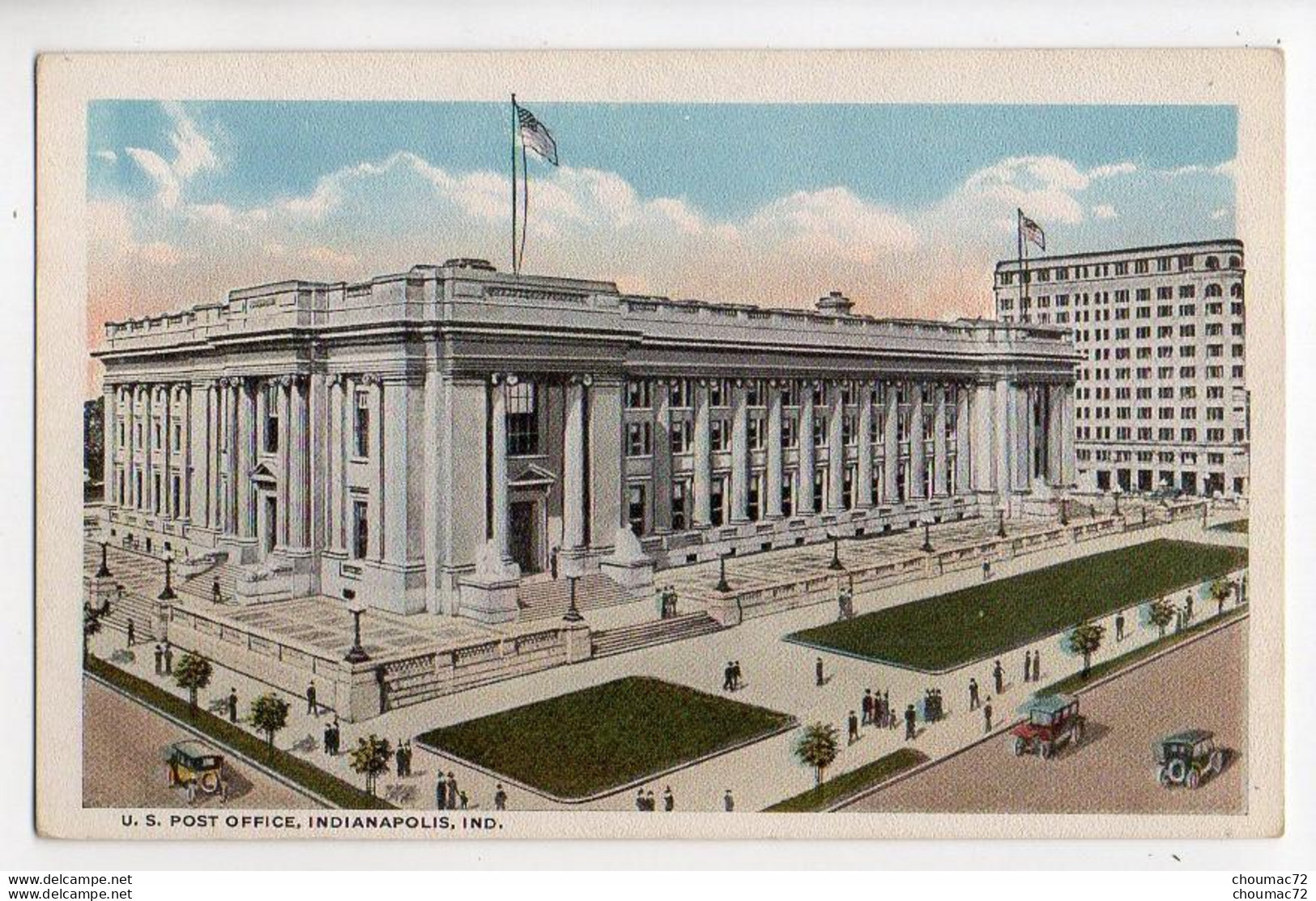 020, Etats-Unis IN Indiana, Indianapolis, Majestic Publishing Co 115, US Post Office - Indianapolis