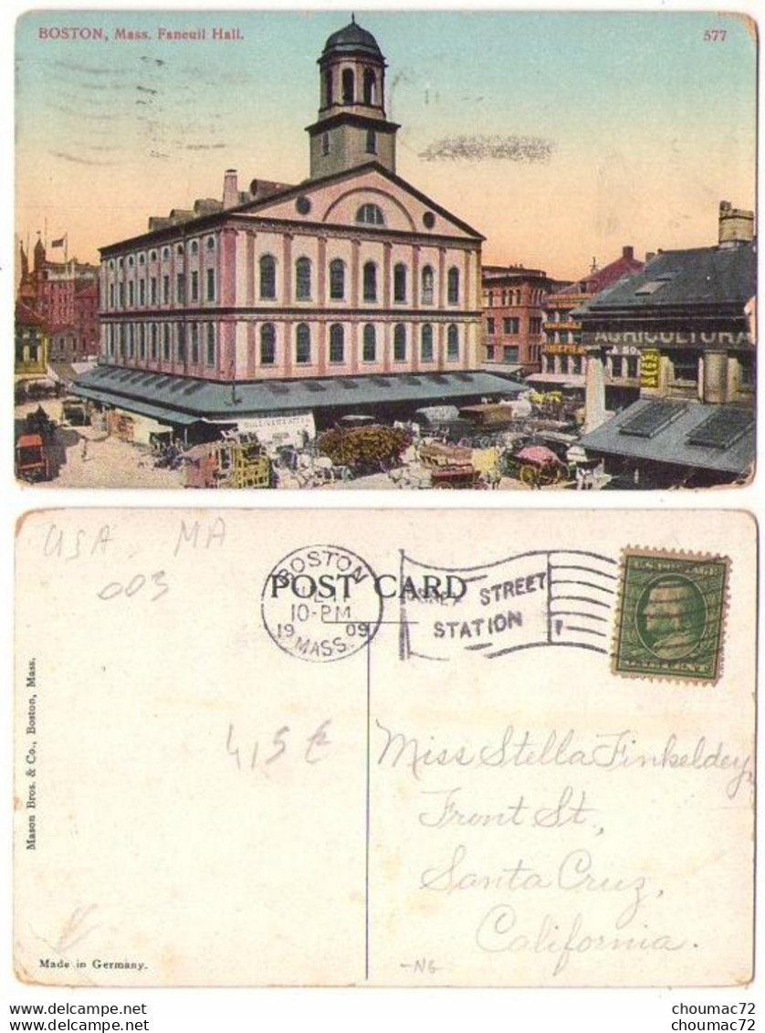 (Etats-Unis) MA 003, Boston, Mason Bros & Co, Faneuil Hall - Boston