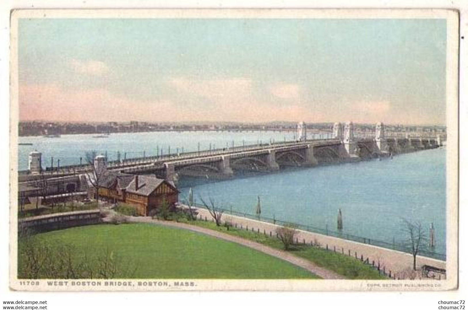 (Etats-Unis) MA 005, Boston, Phostint 11708, West Boston Bridge - Boston