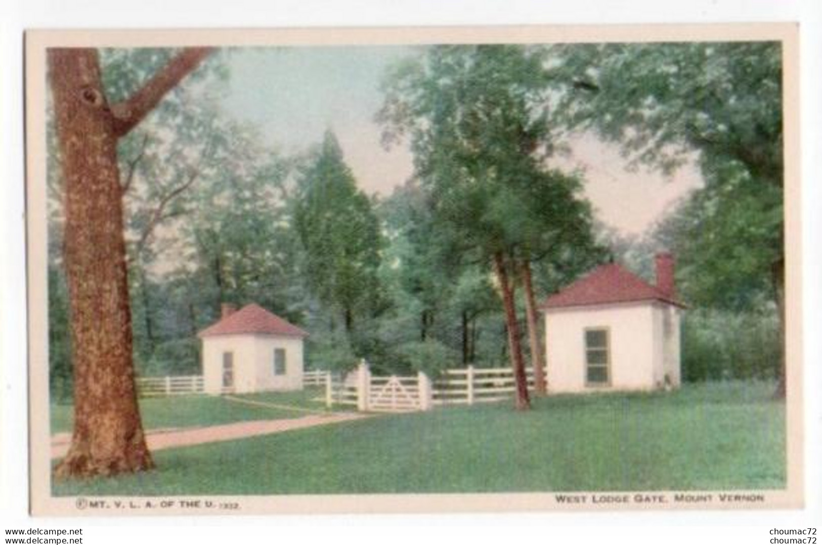 (Etats-Unis) VA - Virginia 007, Mount Vernon, MT V L A Of The U 1932, West Lodge Gate - Autres & Non Classés