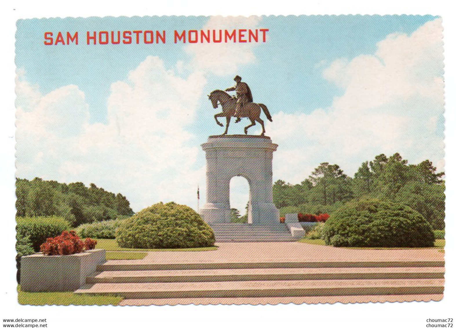 026, GF Etats-Unis Texas TX Houston, Astrocard Compagnie AC-13-A, Sam Houston Monument - Houston