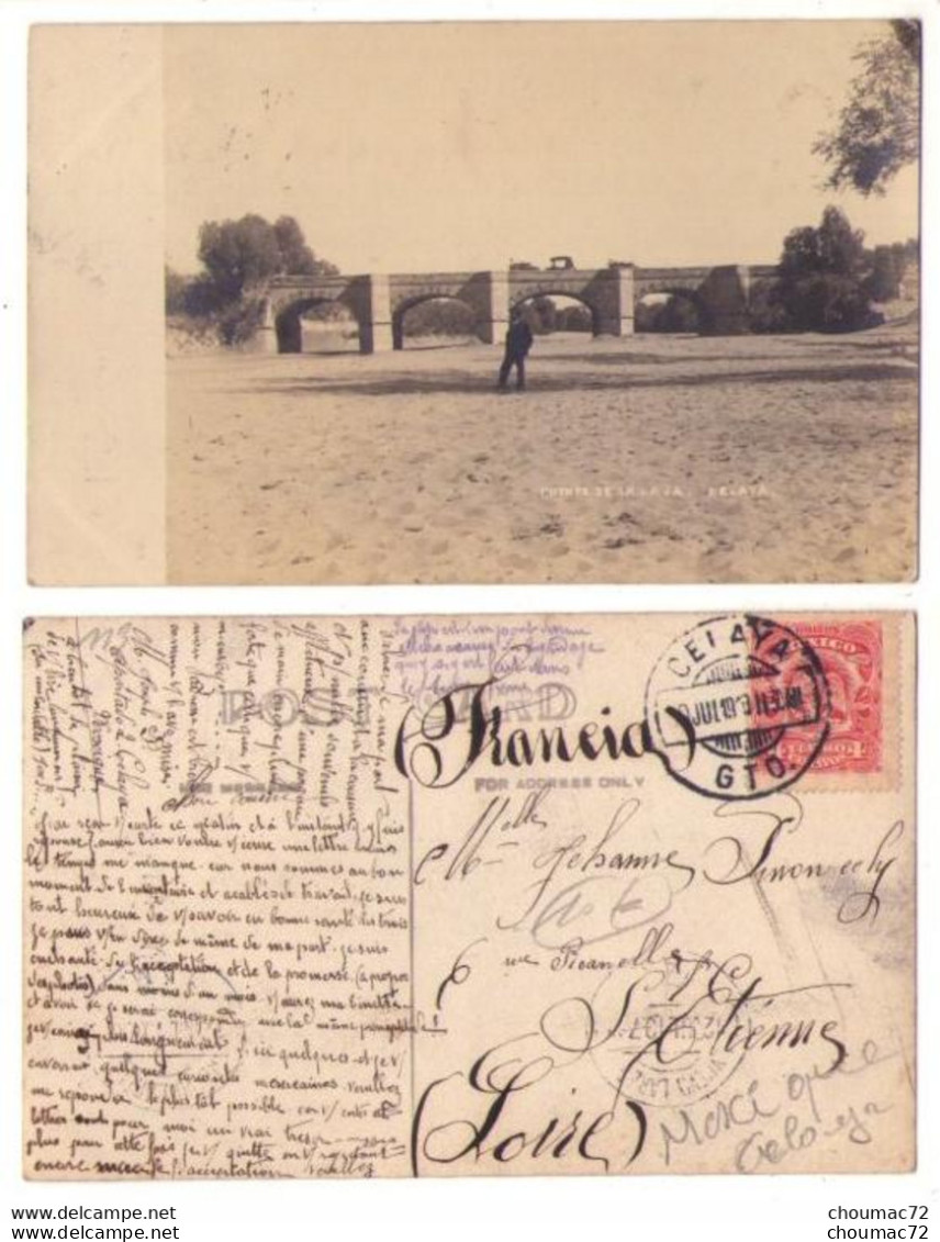 (Mexique) 113, Celaya, Carte Photo, Puente De La Laja - Mexique