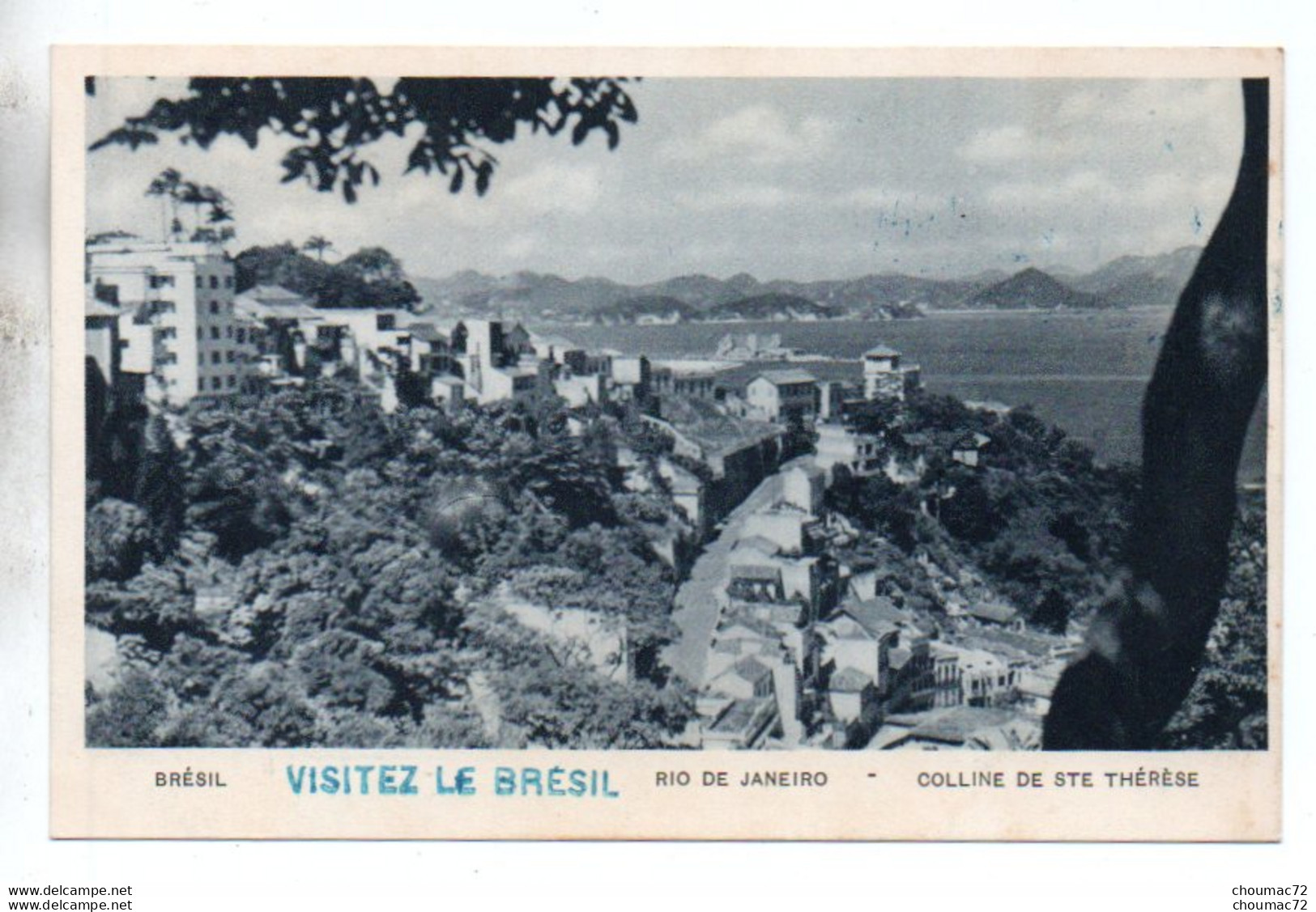 (Brésil) 148, Rio De Janeiro, Lito Tipo Guanabara, Colline De Ste Thérèse - Rio De Janeiro