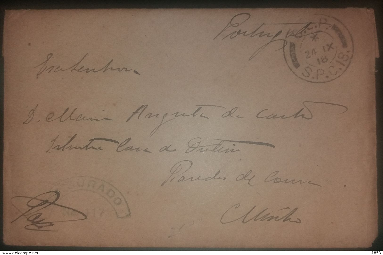 MARCOFILIA - CORREIO MILITAR - WWI - CENSURAS - Postmark Collection