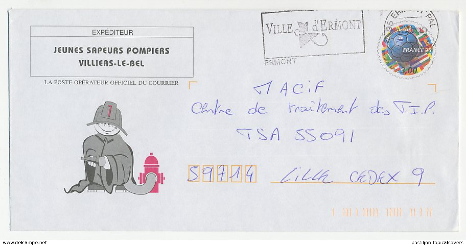 Postal Stationery / PAP France 2003 Fireman - Bombero