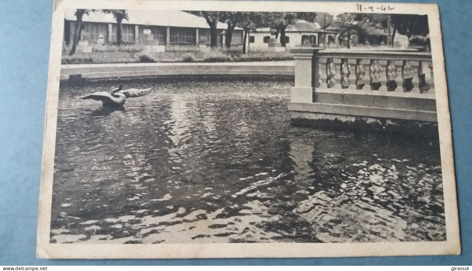 CPA CONAKRY GUINEE BASSIN DU CHATEAU D EAU ED BURKI LESTEL 1942 - Guinée