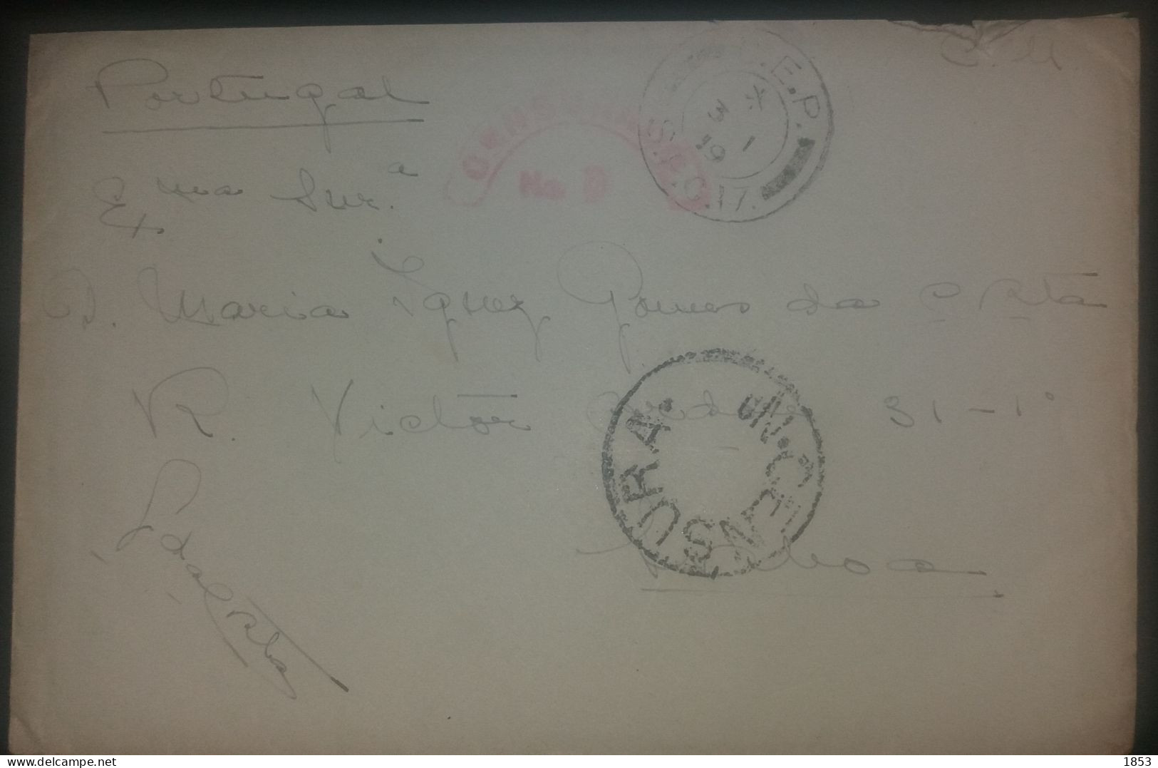 MARCOFILIA - CORREIO MILITAR - WWI - CENSURAS - Postmark Collection