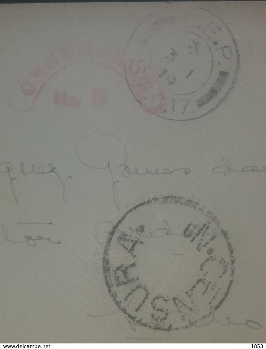 MARCOFILIA - CORREIO MILITAR - WWI - CENSURAS - Postmark Collection