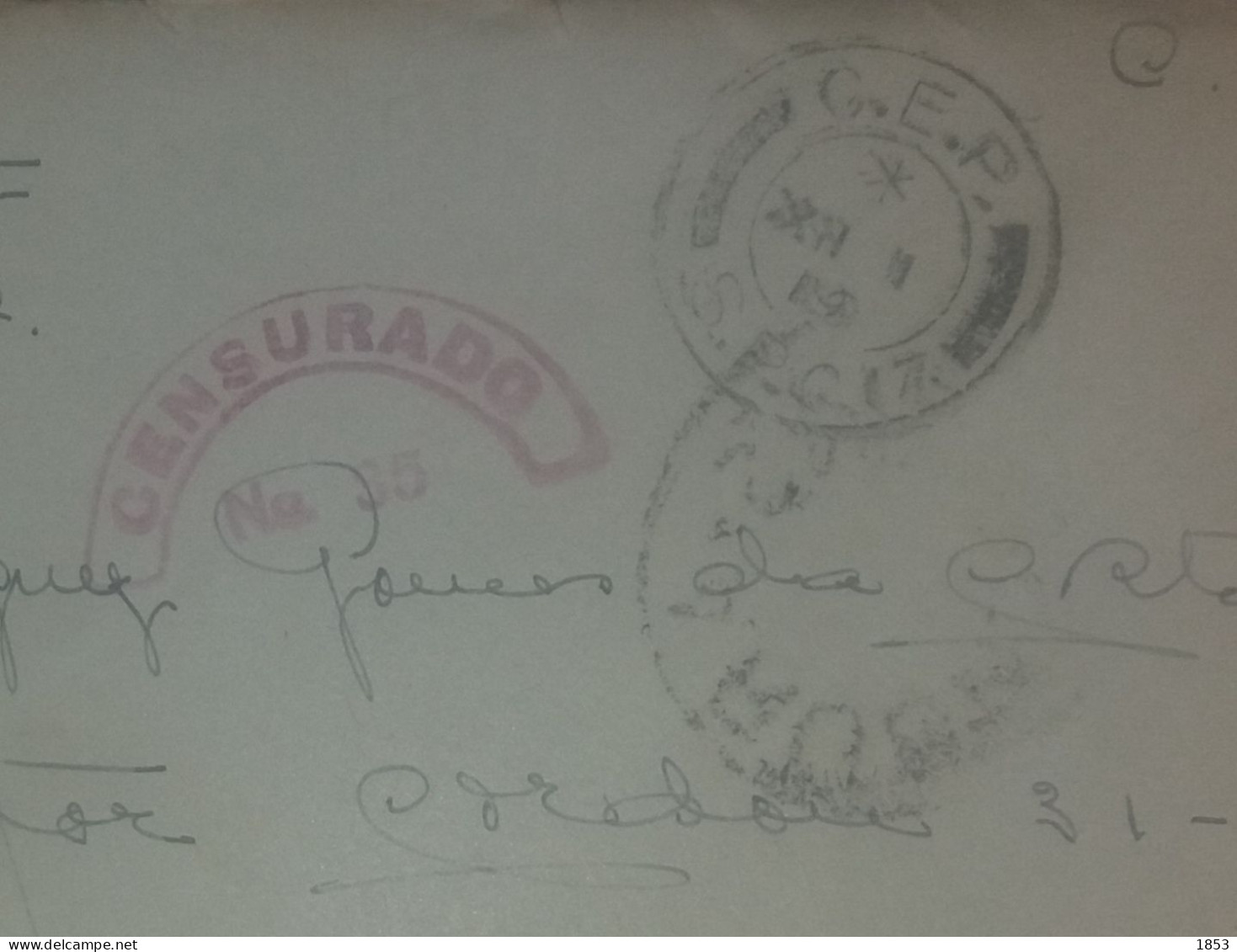 MARCOFILIA - CORREIO MILITAR - WWI - CENSURAS - Postmark Collection