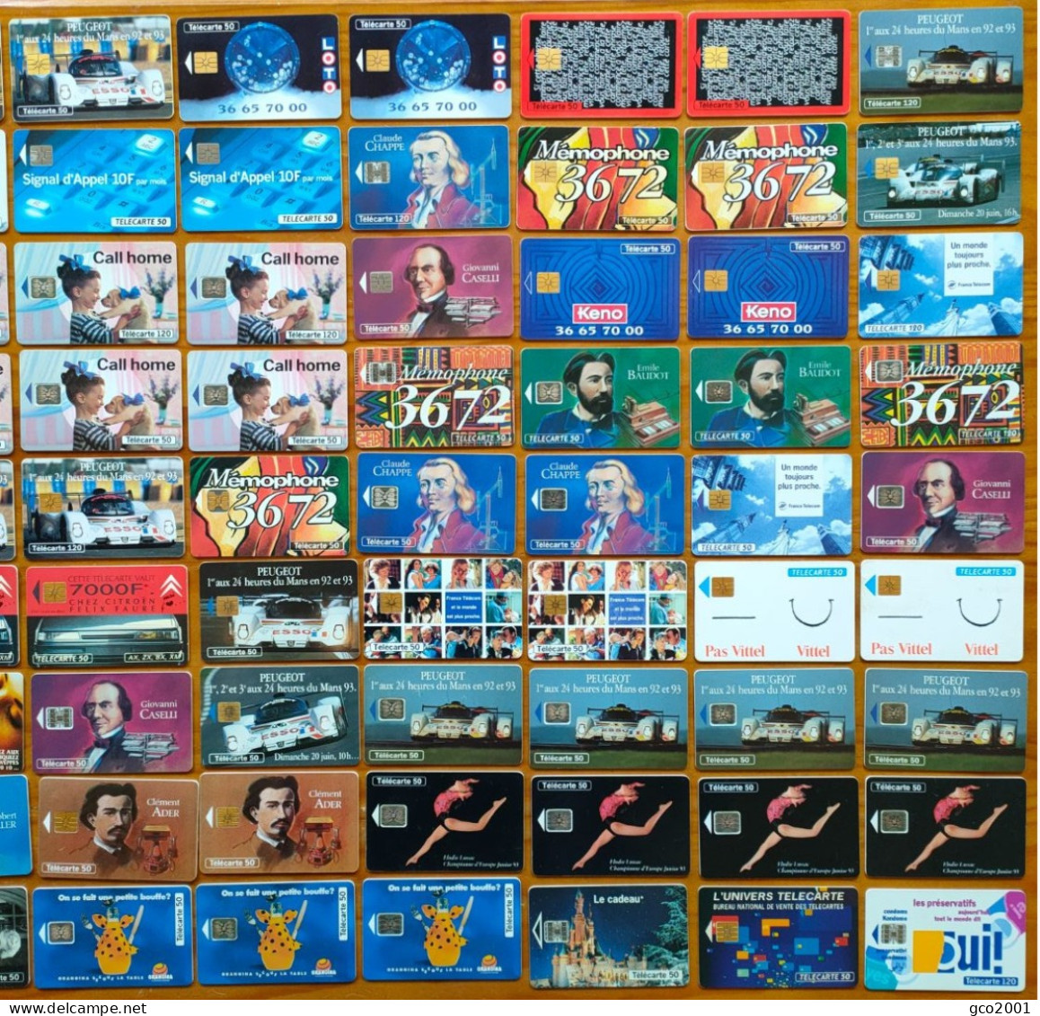 LOT / COLLECTION 108 TELECARTES PUBLIQUES FRANCE DIFERENTES DE 1993 - 1993