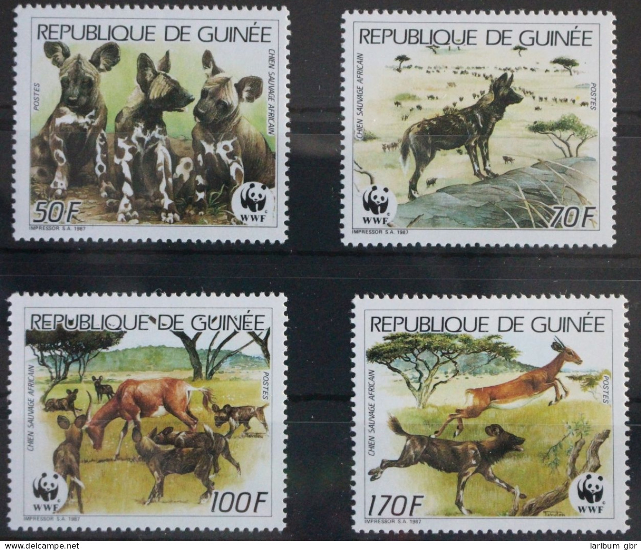 Guinea 1194A-1197A Postfrisch Tiere Naturschutz WWF #WX308 - Guinée (1958-...)