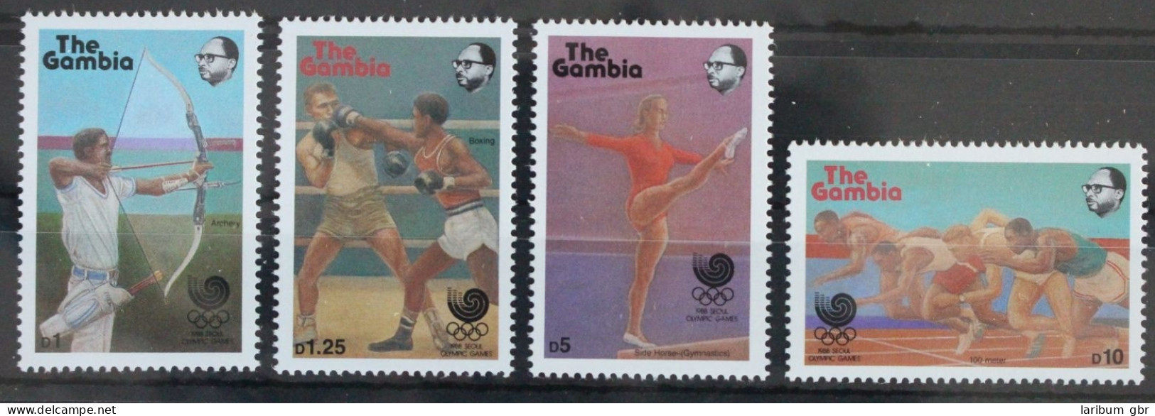 Gambia 758-761 Postfrisch #WZ813 - Gambie (1965-...)