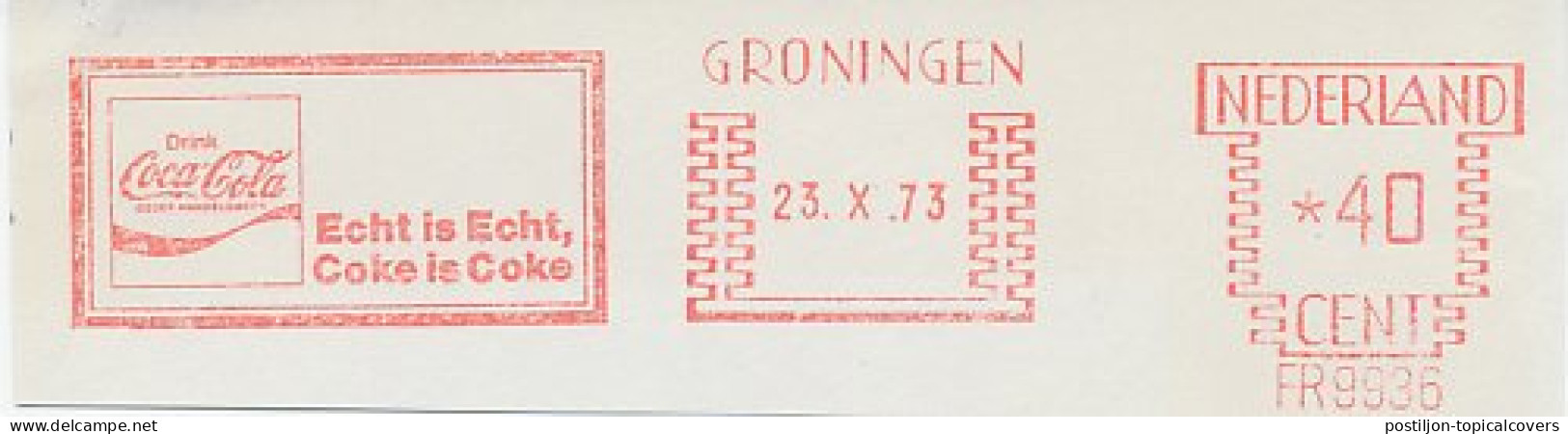 Meter Cut Netherlands 1973 Coca Cola  - Other & Unclassified