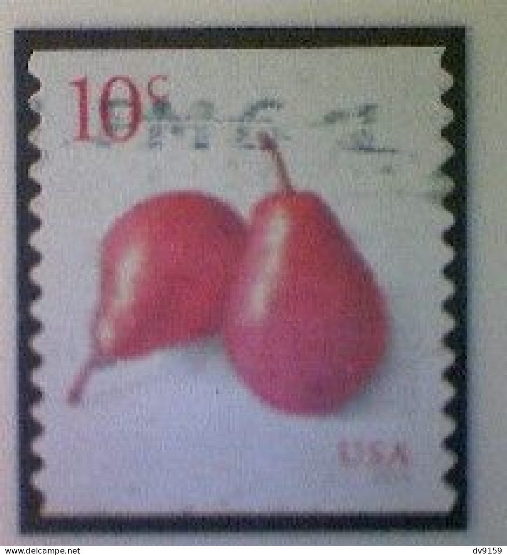 United States, Scott #5178, Used(o), 2017, Pears, 10¢, Red - Used Stamps