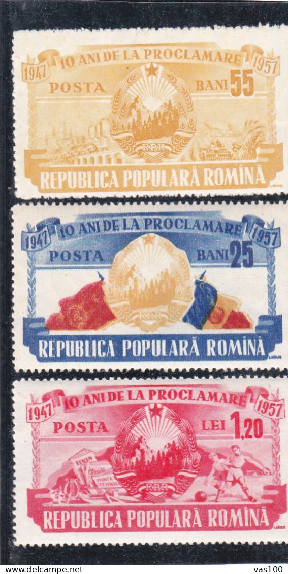 COAT OF ARMS   MI.Nr.1694/96 ,MNH ROMANIA - Unused Stamps